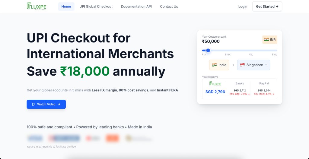 FluxPe - Cross-Border UPI Payments